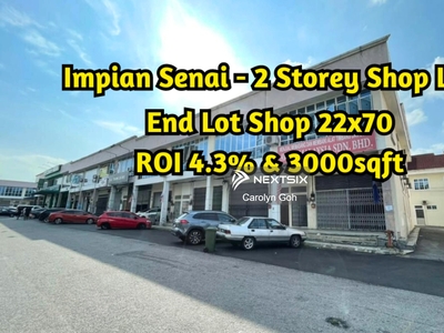 Impian Senai 2 Storey End Lot Shop