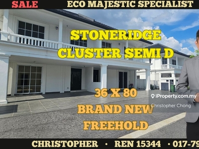Stoneridge Brand New Cluster Semi D, Eco Majestic, Semenyih