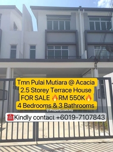 Taman Pulai Mutiara @ Acacia Kangkar Pulai 2.5 Storey Terrace House