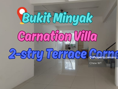 Bukit Minyak Carnation 2stry Corner for Rent