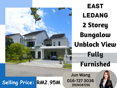 East Ledang, 2 Storey Bungalow, Unblock View, Fully Furnished, 5 Bed