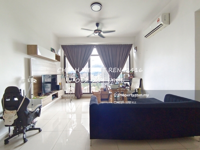 Good In Condition _ Partiallyfurnished with Bukit Jalil Unblocked View