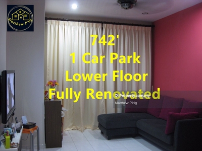 Indah Bay Apartment -742'- 1 Car Park -Fully Renovated -Tanjung Tokong
