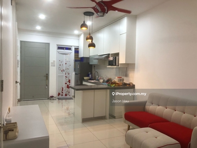 Low floor 1 bedroom with 1 study room furnished