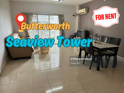 Seaview tower condo for rent @ Partially Furnished @ Harbour Place Btw