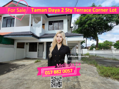 Taman Daya 2 Storey Terrace Corner Lot with Unblock View