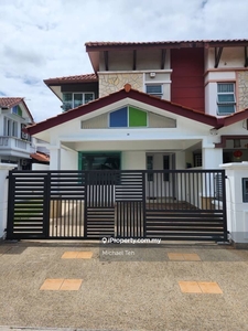 Taman Gaya cluster house partly furnished for rent