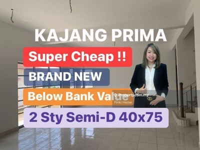 Taman Kajang Prima Kajang Selangor @ Brand New Semi D House For Sale