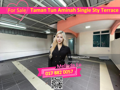 Taman Tun Aminah Fully Renovated Single Storey Terrace 3bed