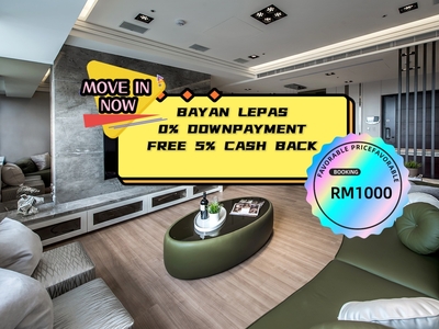 100% Loan Ready Unit Free all Legal Fees Near Lucerne Bayan Lepas Penang