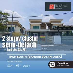 2sty cluster semi-detach at near Bandar Botani Ipoh