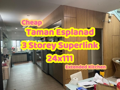 3 Storey Superlink @ Taman Esplanad , Bukit Jalil