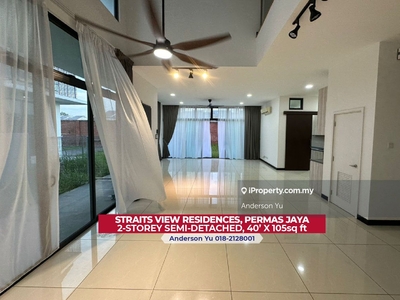 Brand New 2 Storey Semi-D at Straits View Residences for Rent