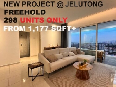 Central Residence Condominium Jelutong Freehold Low Density For Sale