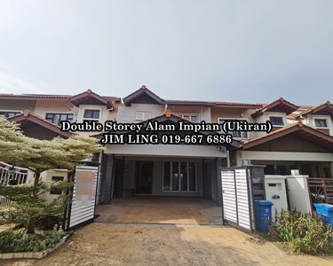 Fully Renovated, 2 storey Alam Impian (Ukiran) FOR SALE