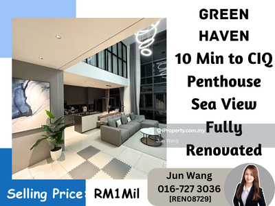 Green Haven Penthouse, Renovated, 10min to Ciq, Seaview, Fully Furnish