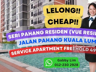 Lelong Super Cheap Service Residence @ Vue Residences Titiwangsa KL