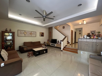 Super Big Corner With Land Freehold 2 Storey Terrace House At Palm Walk Sungai Long For Sale