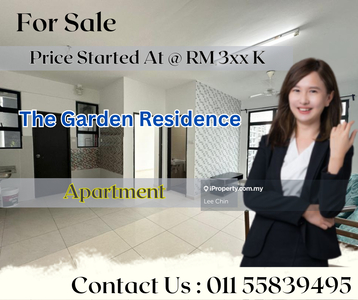 The garden residence mutiara rini partly furnished for sale