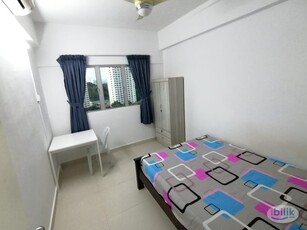 ==300m to LRT==INCLUDE Utility==Middle Room at Kiara Residence, Bukit Jalil