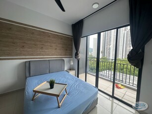 [ The Hamilton Wangsa Maju Setapak ] Fully Furnished Balcony Room with A/C & Fan For Rent near LRT Sri Rampai / Near TARC Setapak !!