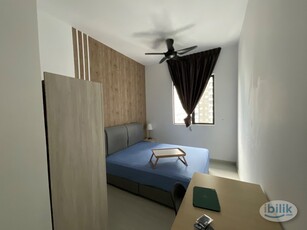 [ The Hamilton Wangsa Maju Setapak ] Fully Furnished MiddleRoom with A/C & Fan For Rent near LRT Sri Rampai / Near TARC Setapak !!