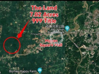 7.02 Acres Land (999 Title) at Moyan, Batu Kawa Kuching
