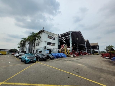 Shah Alam, seksyen 35, Factory with 3 storey office with CF, 1200amp