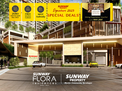 2023 Pre-Launch Price! Sunway Flora Residences, Bukit Jalil, Kuala Lumpur
