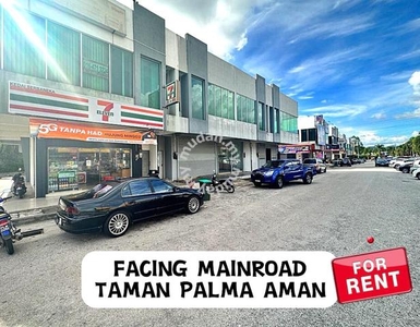 【FACING MAINROAD】2 Storey SHOPLOT for Rent TAMAN PALMA AMAN Sg Lalang