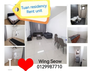 Partial Furnished Rent @ Tuan residency Service apartment Jalan Ipoh / Kuching Ready Move in