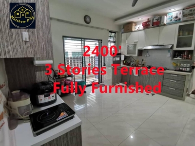 Sri Bendera - 3 Stories Terrace - Fully Furnished - Ayer Itam