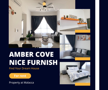 Super Nice Fully Furnish Amber Cove Residence Kota Lakasamana Melaka
