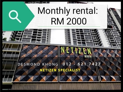The Netizen + Fully Furnished + Newest Residence in Cheras + Affordable Rental