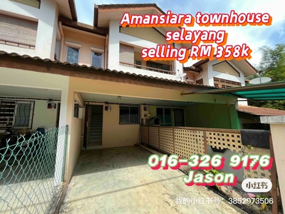 Amansiara townhouse for sale at selayang, 2 carpark, 1st floor, renovated, kitchen cabinet