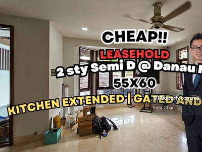 C H E A P 2 sty Semi D @ Danau Mas with kitchen extended