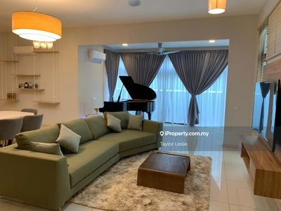 Eco Botanic Semi D fully furnished for rent grand piano and extended