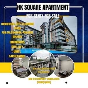For Rent and For Sale Hk Square apartment at Jln Stapok Utama