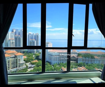 High floor with nice sea view & Straits Quay view!