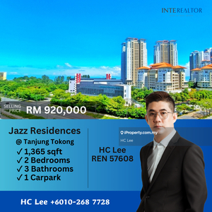 Jazz Residences At Tanjung Tokong Near To Straits Quay For Sale