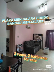 Plaza menjalara condo for sale ,bandar menjalara,kepong,partially furnished