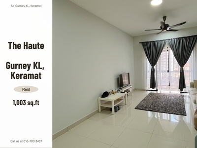 The Haute, Gurney KL, Keramat, Condo For Sale - KL City view - 1,003 sq.ft... - 3 Bedroom - 2 bathroom - 2 carpark Kindly contact Jasen Kong 0 16.