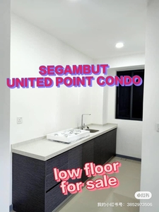 United point condo for sale, segambut, low floor