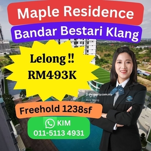 Cheap Maple Tree Service Apartment @ Bandar Bestari Klang