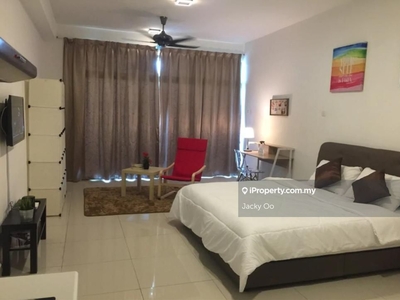 Parc regency service apartment studio unit with fully furnished
