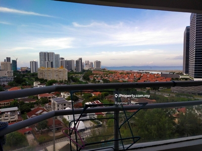 Seaview Condo-Marina Bay Tg tokong 1200sf Renovated & P/Furnished