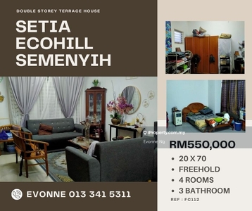 20 X 70 100% Loan Setia Ecohill Freehold Semenyih