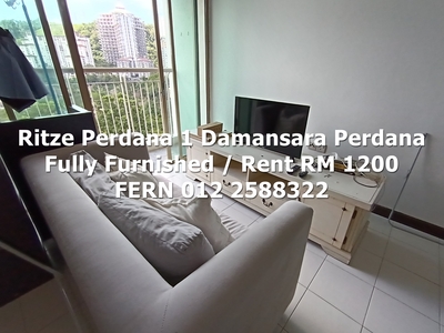 406 sf Fully Furnished Studio Ritze Perdana 1 Damansara Perdana