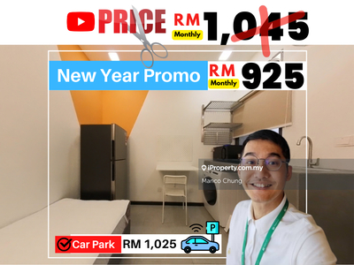 Price Drop !! Mini studio with parking 3KM KLCC Tepi Great Eastern
