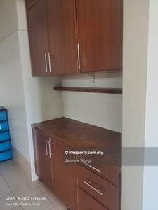 Spacious unit for sale with kitchen cabinet